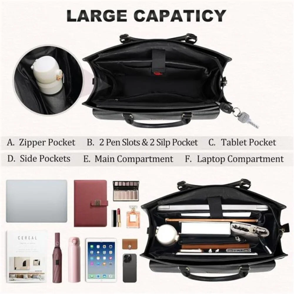 Laptop Bag for Women 15.6 Inch Laptop Tote Bag Business Office Work